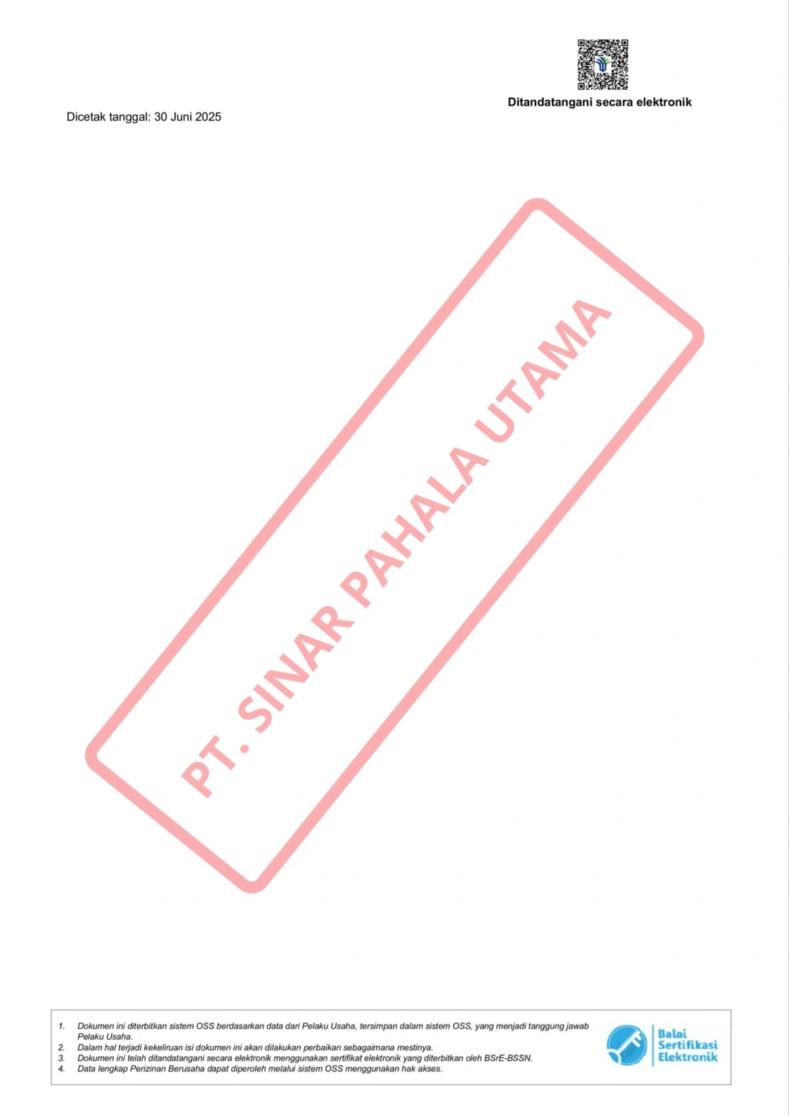 Surat Perizinan Berusaha